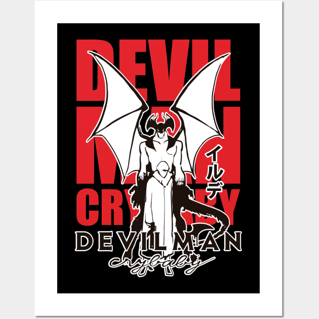 Devilman Crybaby Wall Art by irude